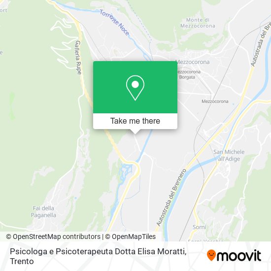 Psicologa e Psicoterapeuta Dotta Elisa Moratti map