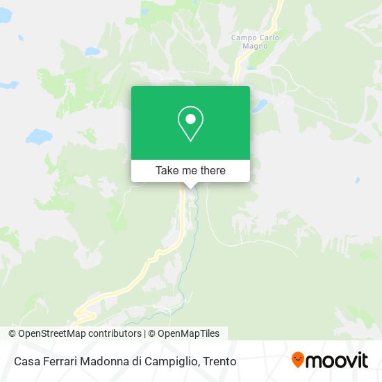 Casa Ferrari Madonna di Campiglio map