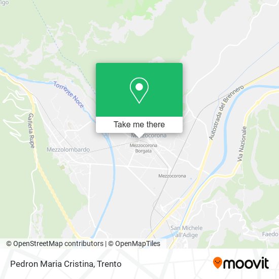 Pedron Maria Cristina map