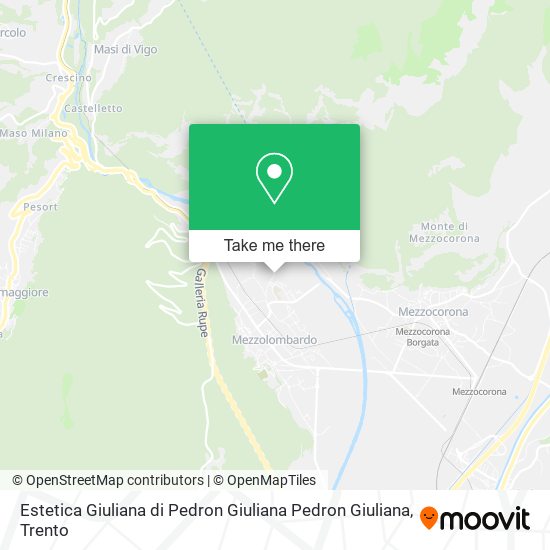 Estetica Giuliana di Pedron Giuliana Pedron Giuliana map