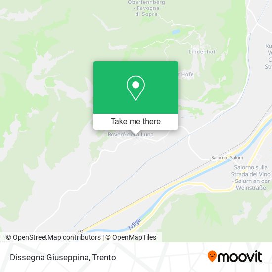Dissegna Giuseppina map
