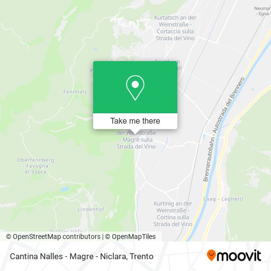 Cantina Nalles - Magre - Niclara map