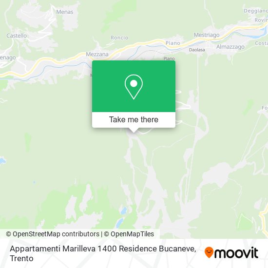 Appartamenti Marilleva 1400 Residence Bucaneve map