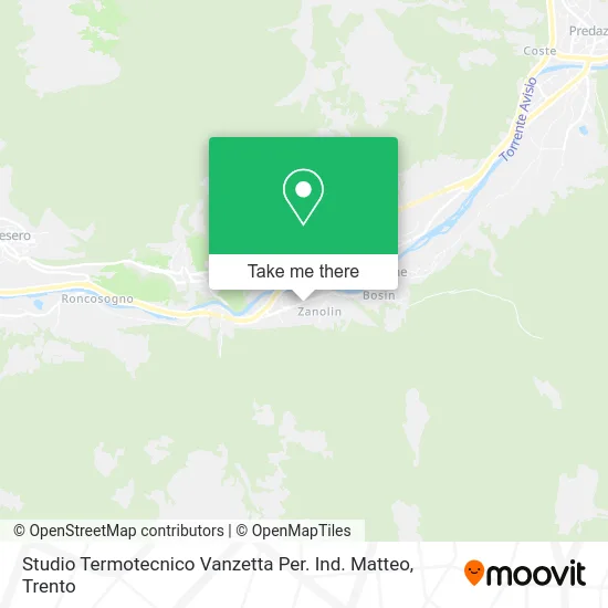 Studio Termotecnico Vanzetta Per. Ind. Matteo map