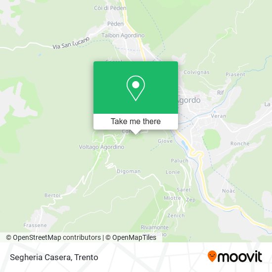 Segheria Casera map