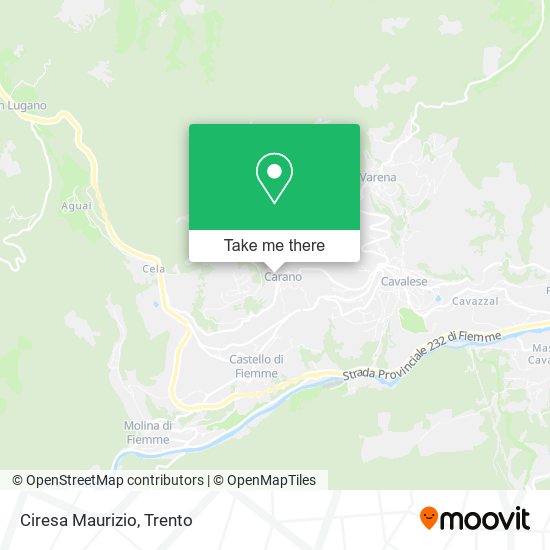 Ciresa Maurizio map
