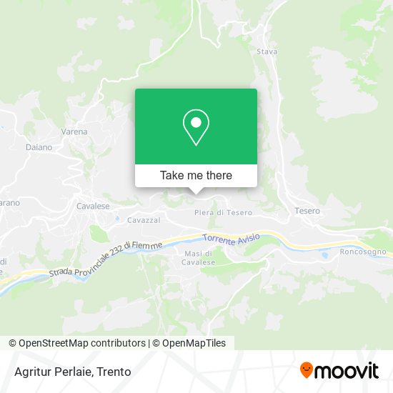 Agritur Perlaie map