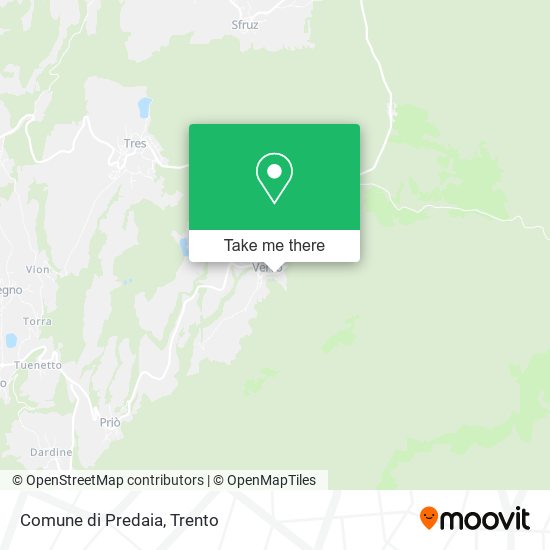 Comune di Predaia map