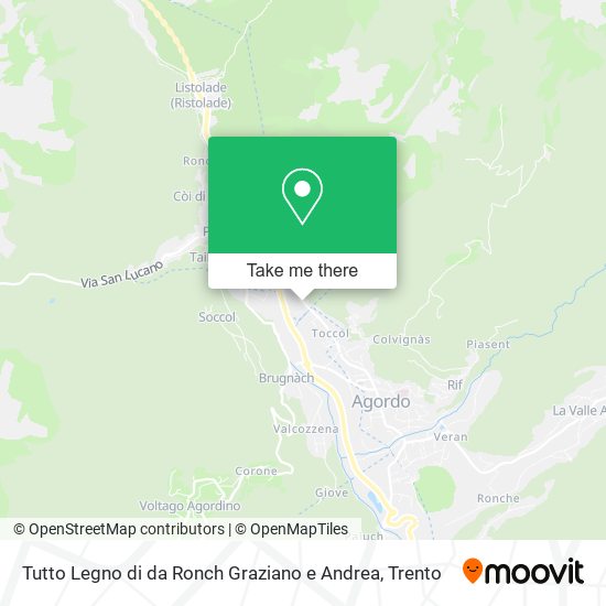 Tutto Legno di da Ronch Graziano e Andrea map