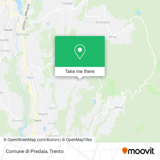 Comune di Predaia map