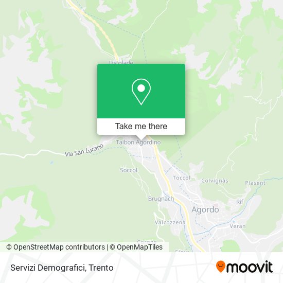 Servizi Demografici map