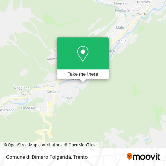 Comune di Dimaro Folgarida map