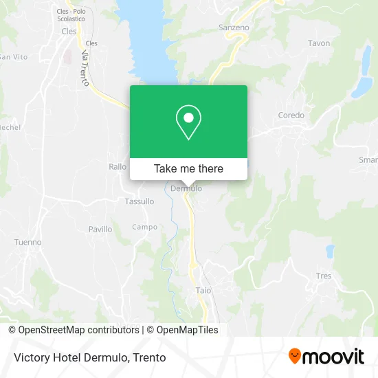 Victory Hotel Dermulo map