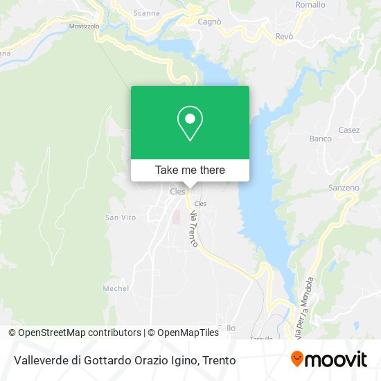 Valleverde di Gottardo Orazio Igino map