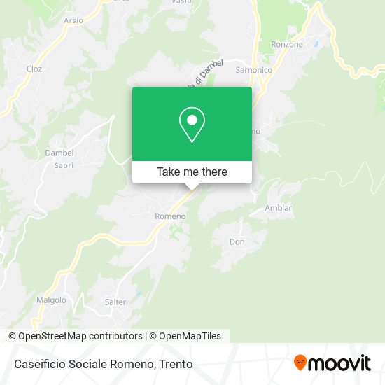 Caseificio Sociale Romeno map