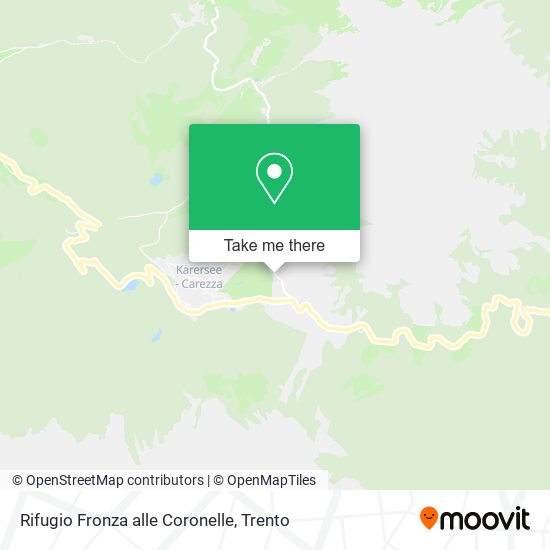 Rifugio Fronza alle Coronelle map