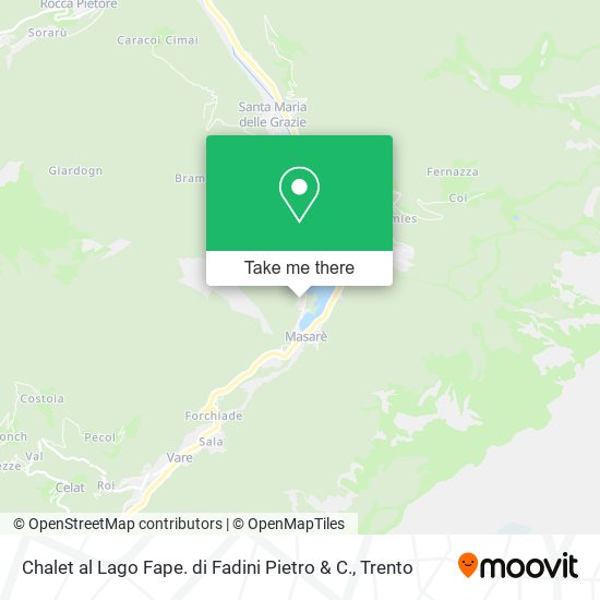 Chalet al Lago Fape. di Fadini Pietro & C. map