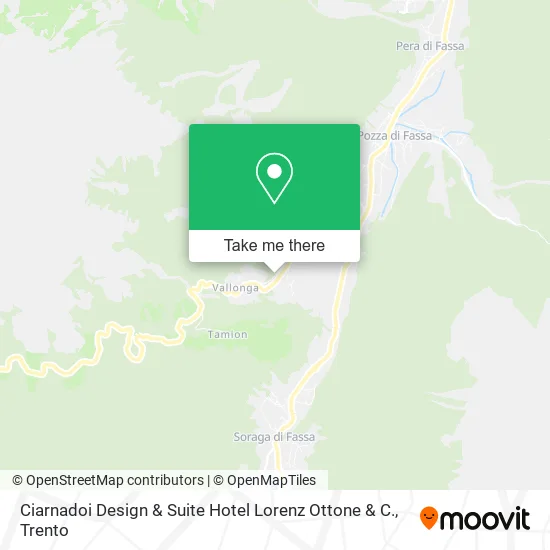 Ciarnadoi Design & Suite Hotel Lorenz Ottone & C. map