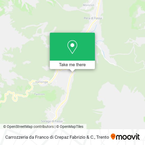 Carrozzeria da Franco di Crepaz Fabrizio & C. map