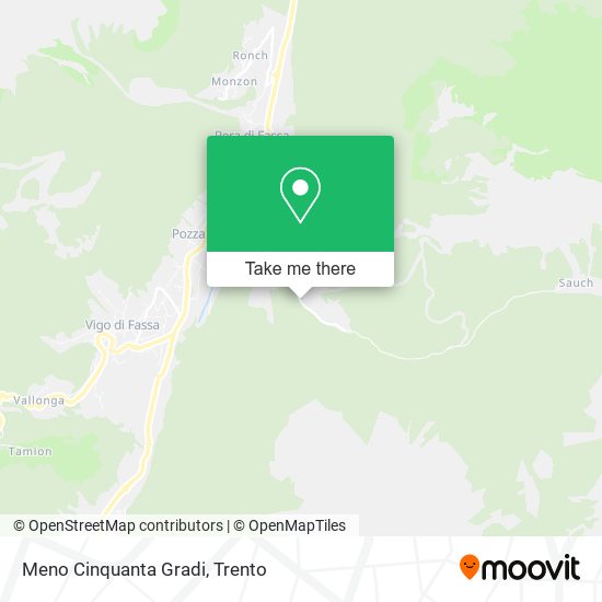 Meno Cinquanta Gradi map