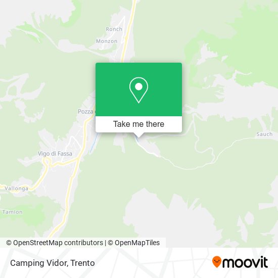 Camping Vidor map