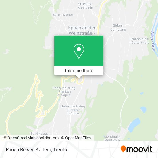 Rauch Reisen Kaltern map