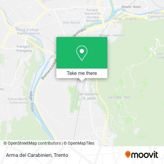 Arma dei Carabinieri map