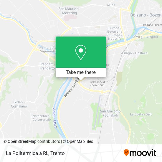 La Politermica a Rl. map
