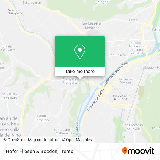 Hofer Fliesen & Boeden map