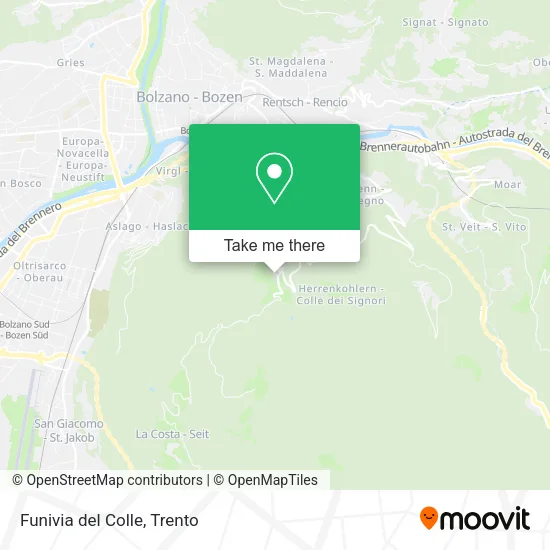 Funivia del Colle map