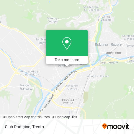 Club Rodigino map