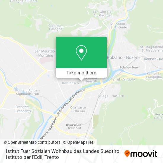 Istitut Fuer Sozialen Wohnbau des Landes Suedtirol Istituto per l'Edil map