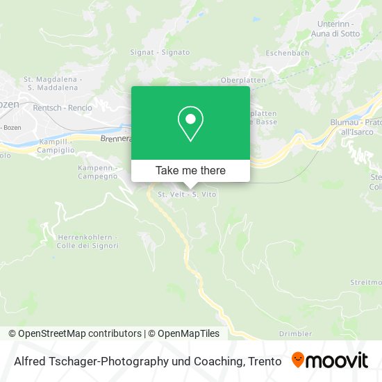 Alfred Tschager-Photography und Coaching map