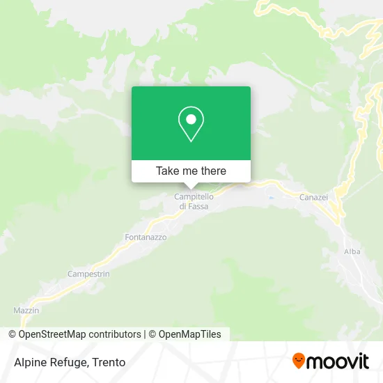 Alpine Refuge map