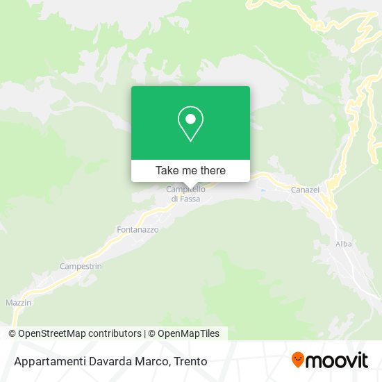 Appartamenti Davarda Marco map