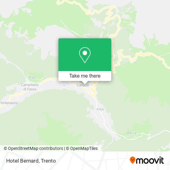 Hotel Bernard map