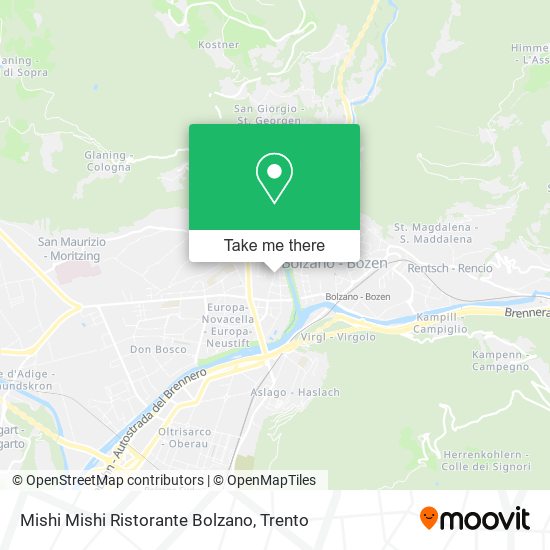 Mishi Mishi Ristorante Bolzano map