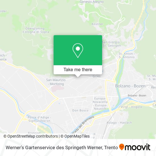 Werner's Gartenservice des Springeth Werner map