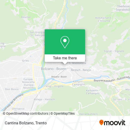 Cantina Bolzano map