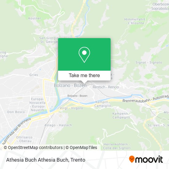 Athesia Buch Athesia Buch map