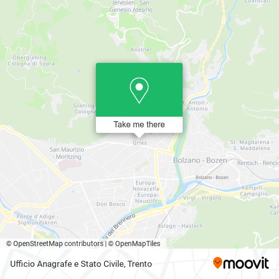 Ufficio Anagrafe e Stato Civile map