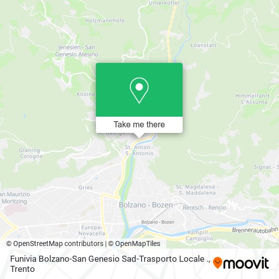 Funivia Bolzano-San Genesio Sad-Trasporto Locale . map