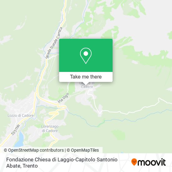 Fondazione Chiesa di Laggio-Capitolo Santonio Abate map