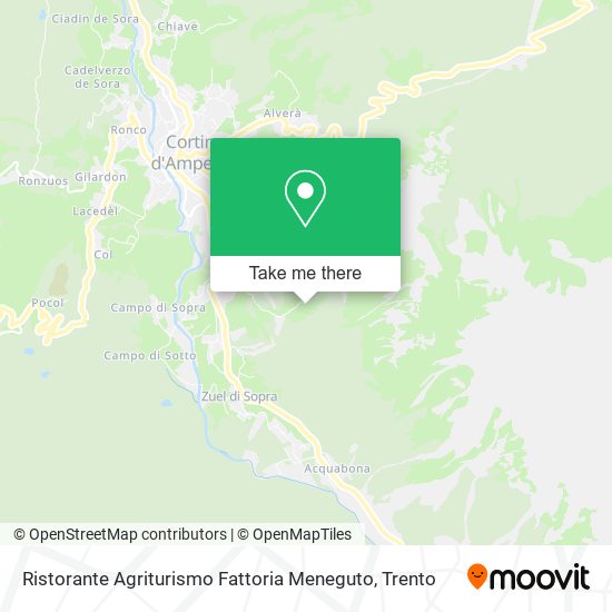 Ristorante Agriturismo Fattoria Meneguto map