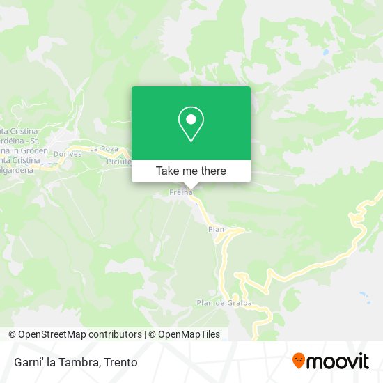Garni' la Tambra map