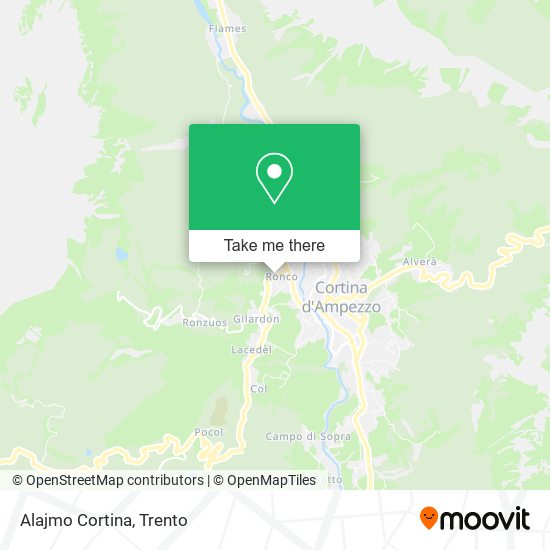 Alajmo Cortina map