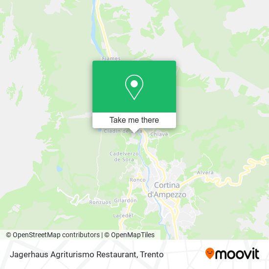 Jagerhaus Agriturismo Restaurant map