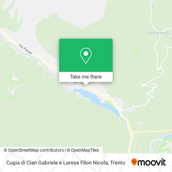 Cugia di Cian Gabriele e Larese Filon Nicola map