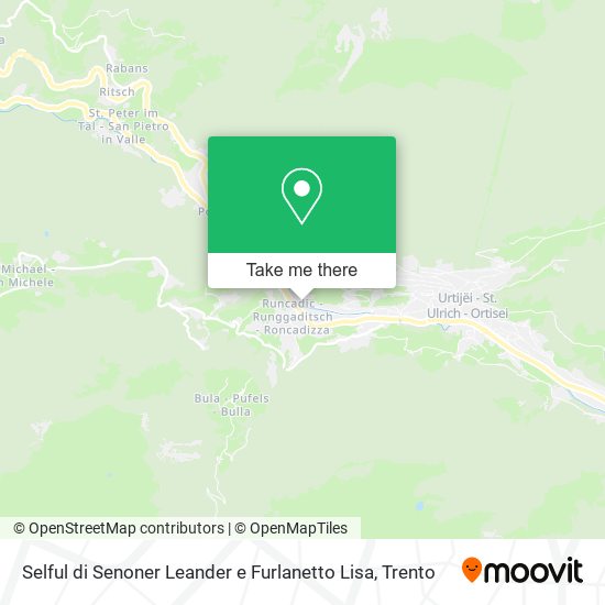 Selful di Senoner Leander e Furlanetto Lisa map