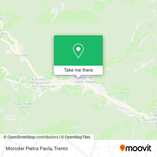Moroder Pietra Paola map